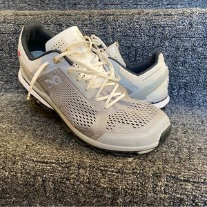 On cloud on running shoes